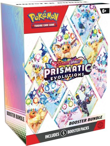 Pokémon TCG: Scarlet & Violet—Prismatic Evolutions Booster Bundle (6 Booster Packs)