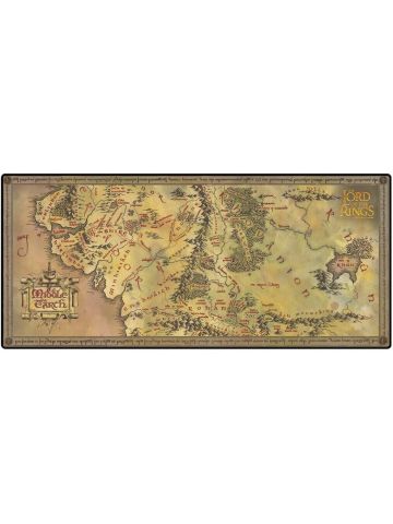 The Lord of The Rings XL Desk Mat – 'Middle-Earth Map' Design