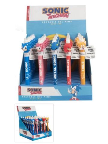 SONIC THE HEDGEHOG (CHARACTERS) ERASABLE INK GEL PEN - (1 SUPPLIED)