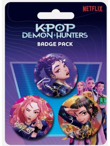 K-POP Demon Hunters 3 Button Badges