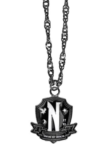 Wednesday Nevermore Academy Necklace 
