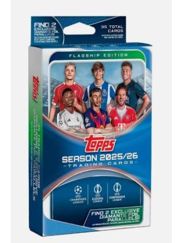 Topps UEFA Club Competitions 2025/26 Hanger Box