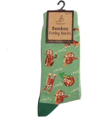 Funky Bamboo Socks - Sleepy Sloths