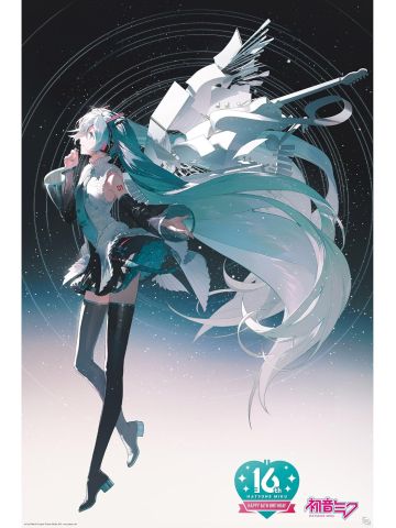 Hatsune Miku Happy 16th Birthday Miku Maxi Poster