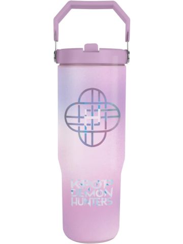 K-Pop Demon Hunters (Huntrix Logo) 30oz Tumbler with PE Straw
