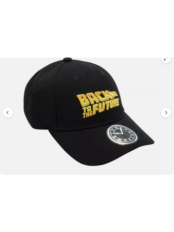 Back to the Future Logo Cap Black 