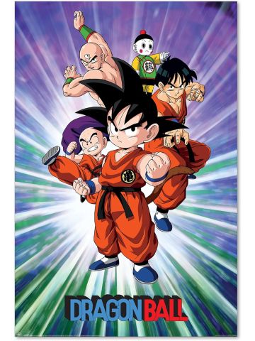 Dragon Ball Maxi Poster - Son Goku & Fighters Group