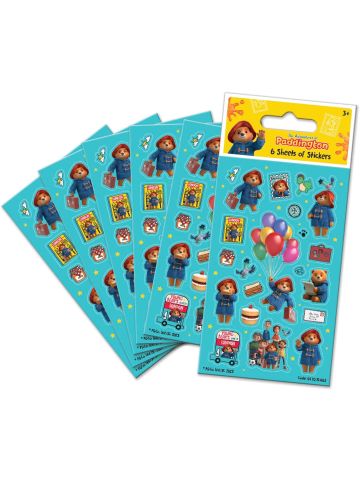 Paddinton Bear Adventures of Paddington Sticker Pack (6 Sheets)