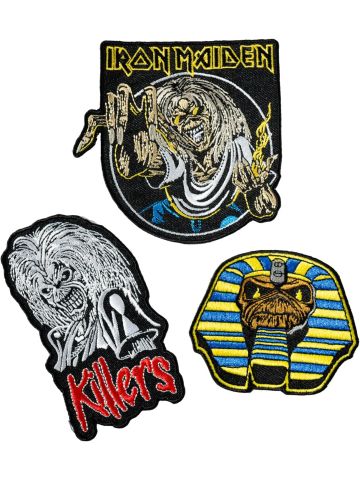 Iron Maiden - Set of 3 Iron On Patches