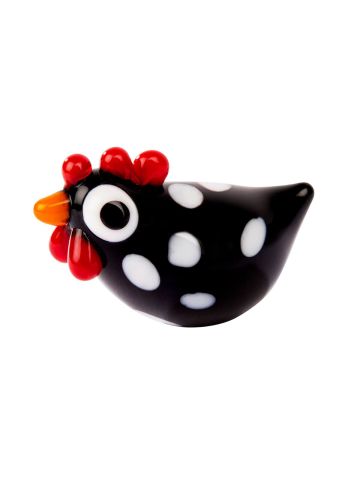 GLASS CHICKEN ORNAMENT