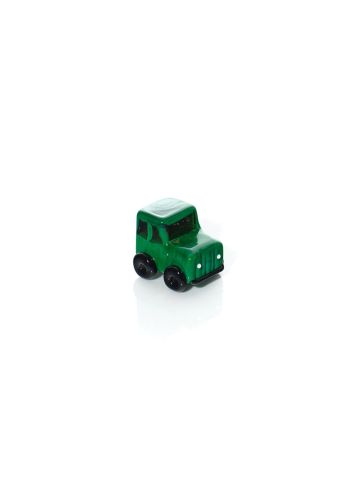 GLASS LANDROVER ORNAMENT HAND BLOWN