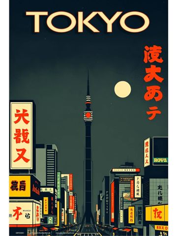 Tokyo Night 61 x 91.5cm Maxi Poster