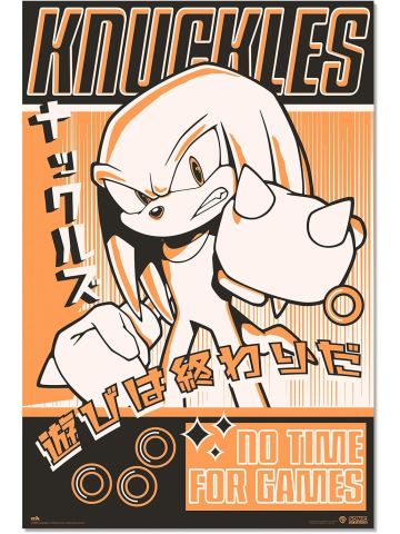 Sonic Knuckles Maxi Poster - 91.5 x 61 cm