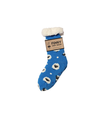 Ladies Sherpa Socks - Woolly Sheep