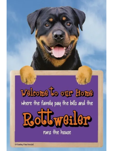 ROTTWEILER Welcome Hang-up