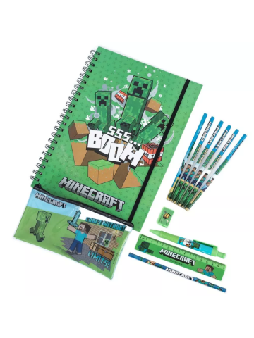 Minecraft Bumper Stationery Set