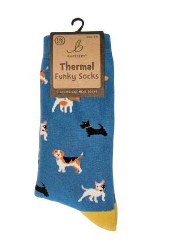 Funky Thermal Socks - Doggy Divas