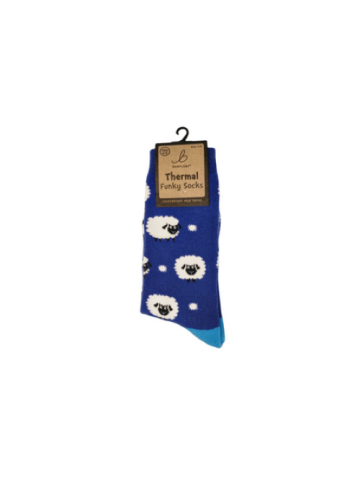 Funky Thermal Socks - Woolly Sheep