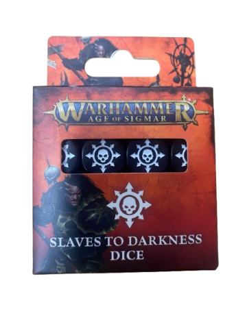 Games Workshop - Warhammer - Age of Sigmar - Slaves to Darkness: Dice Set (Themed Dice Set)