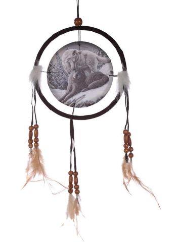 Lisa Parker Dreamcatcher - Wolf - Snow Kisses (16cm)