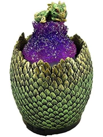 Crystal Cave Dark Legends Resin LED Aroma Essential Oil Diffuser