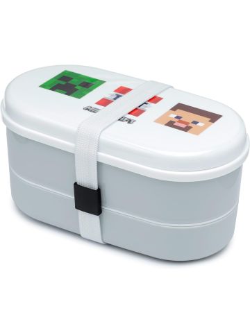 Minecraft Faces Stacked Bento Box - Lunch Box 