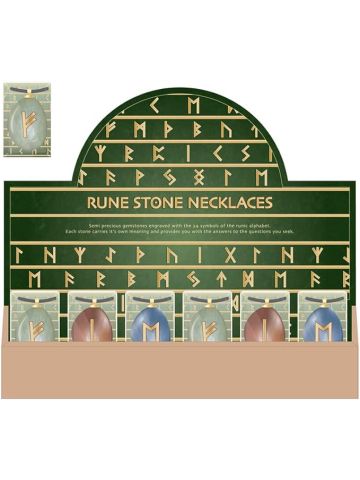 Rune Stone Pendant (1 SUPPLIED)