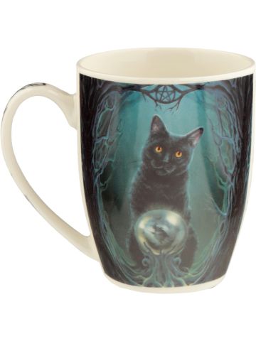 Lisa Parker Rise of the Witches Cat Porcelain Mug