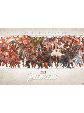 Avengers Line Up (By Alex Ross) Maxi Poster