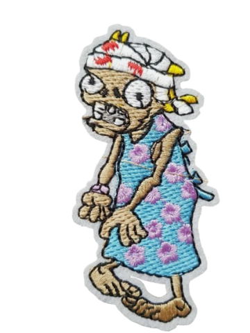 Embroidered Patch - Zombie Lady - Iron On/Sew On