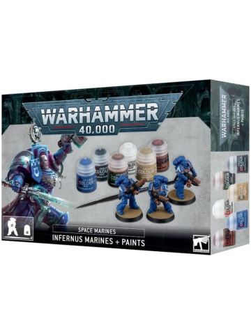 Warhammer 40,000 - Space Marines: Infernus Marines + Paints Set