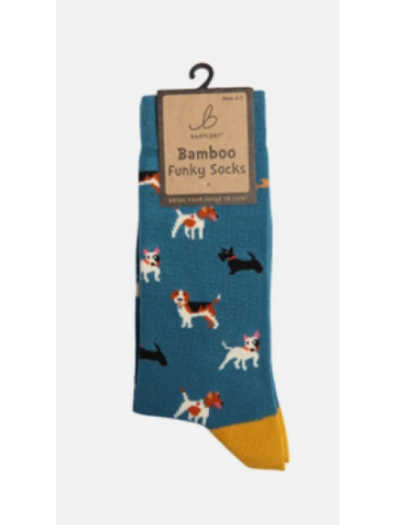 Ladies Funky Bamboo Socks - Doggy Divas