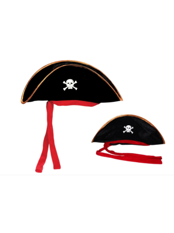 Soft Pirate Hat (1 SUPPLIED)
