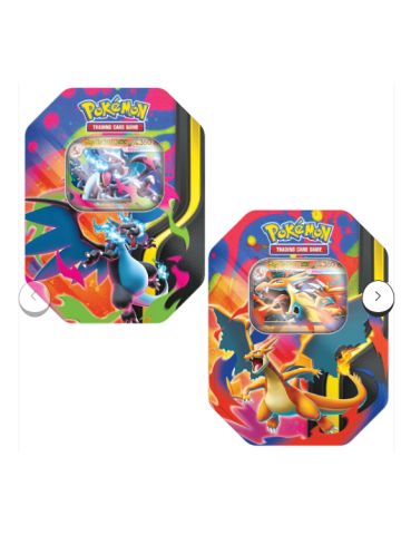 Pokémon TCG: Mega Charizard Tin (1 SUPPLIED)