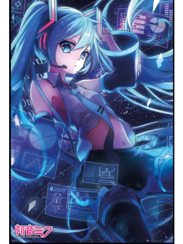 Hatsune Miku (Screen) Maxi Poster