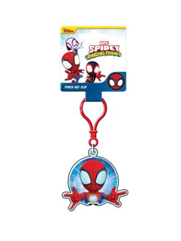 SPIDER-MAN (SPIDEY GLOW WEBS) TORCH KEY CLIP