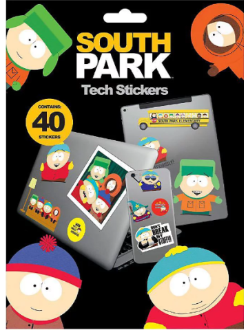 South Park Characters Tech Stickers