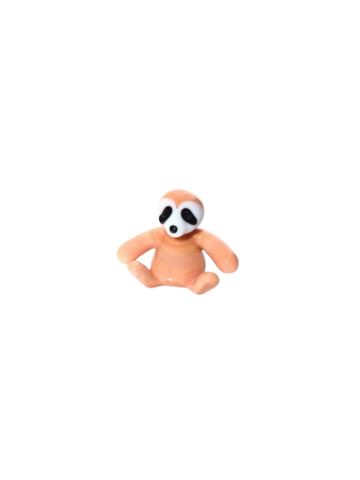 GLASS SITTING SLOTH ORNAMENT HAND BLOWN