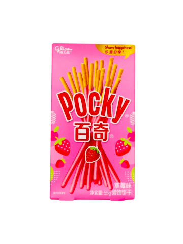 Glico Pocky Strawberry Flavour - Chinese 