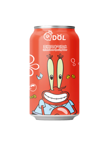 SpongeBob Mr Krabs Lychee Flavour Sparkling Water 330ml