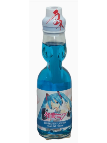 Hatsune Miku Blueberry Flavour Ramune Soda 200ml