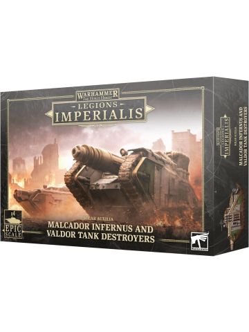 Games Workshop - Warhammer - Legions Imperialis: Malcador Infernus and Valdor Tank Destroyers