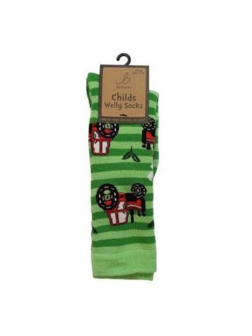 Funky Welly Socks - Little Tractor