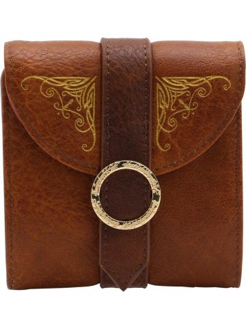 ABYSTYLE - Lord of The Rings Premium Wallet Single Ring, Brown, environ 11 x 10 x 3 cm