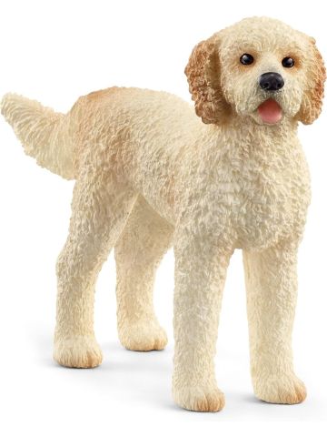SCHLEICH Goldendoodle Farm World Toy Figurine
