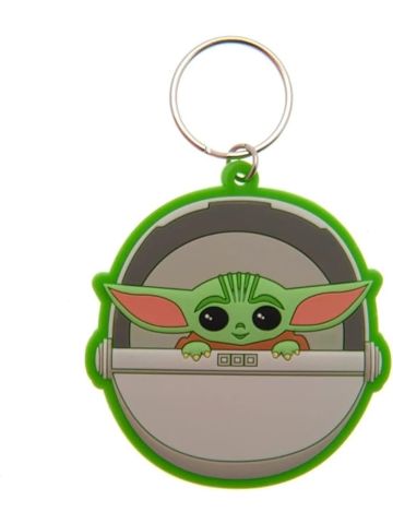 Star Wars: The Mandalorian Baby Yoda Rubber Keyring 