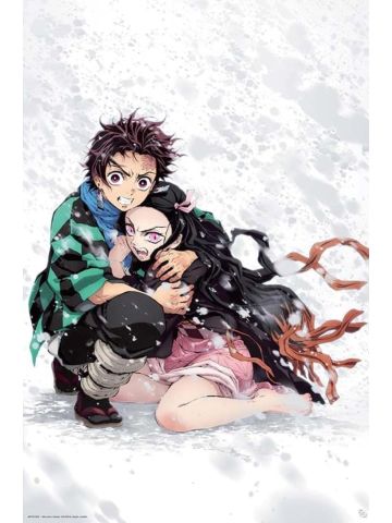 Demon Slayer Tanjiro & Nezuko Snow 61 x 91.5cm Maxi Poster 