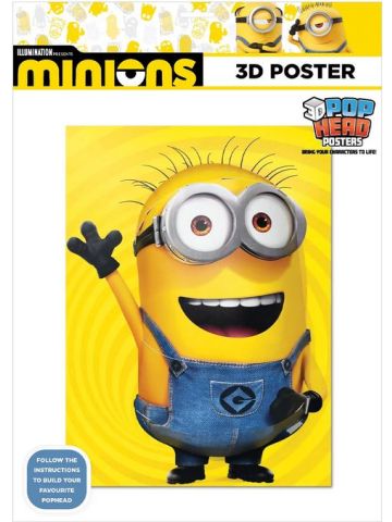 Minions (Tom) 3D Poster (Popheads)