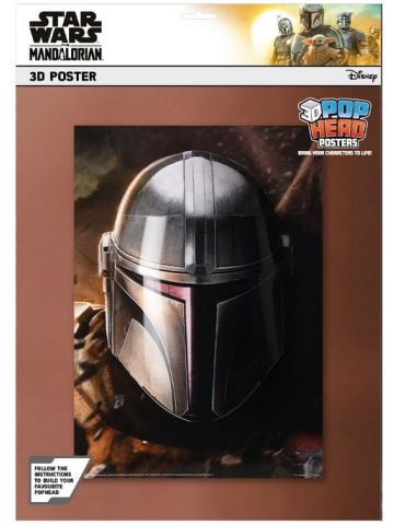 The Mandalorian (Mandalorian) 3D Poster (Popheads)