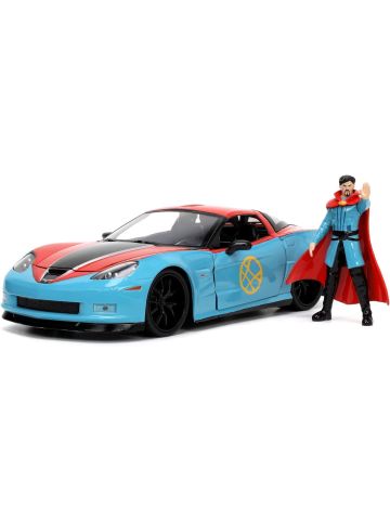 MARVEL DOCTOR STRANGE 2006 CHEVY CORVETTE Z06 1:24 WITH FIGURE 
